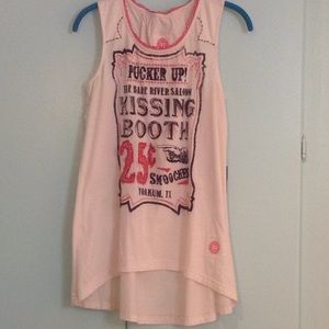 NWT Double D Ranch Kissing Booth Tank -S